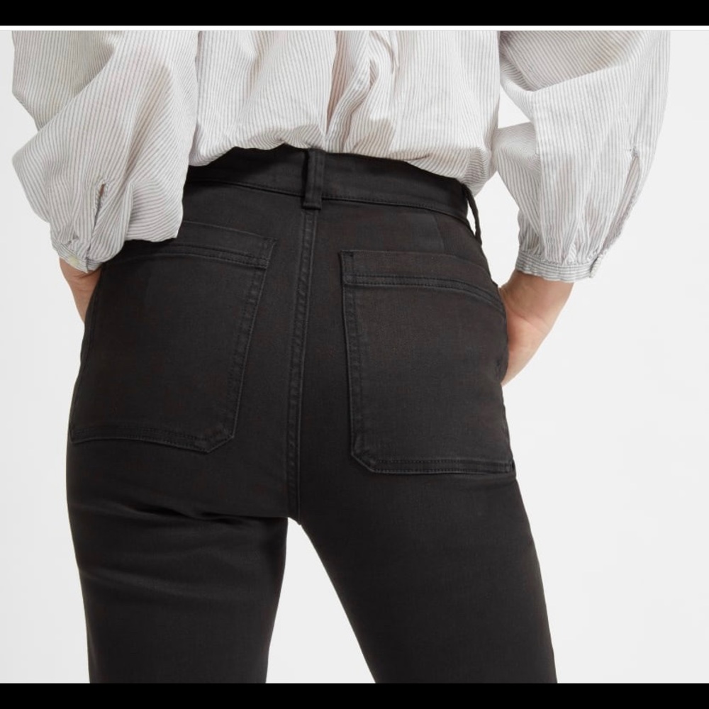 Everlane slim crop pants size 2 (regular length) washed black